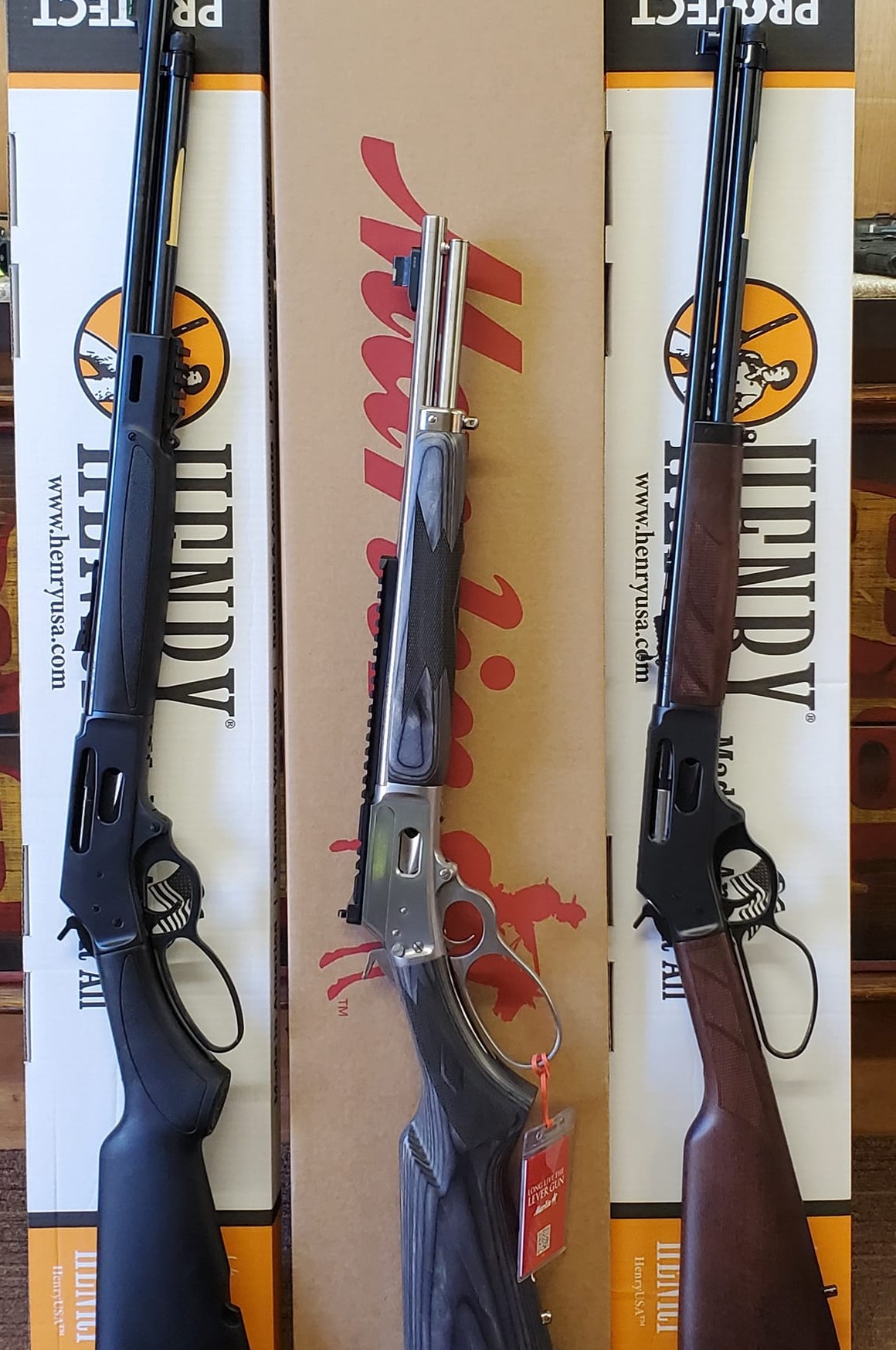 IN STOCK- NEW RIFLES!! HENRY H009X & HENRY H009GL BOTH IN 30-30. MARLIN 1894 STAINLESS IN .357 MAGMUM!